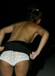 Mischievous turkish whore posing in the street