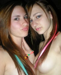 two SUPER-HOT TEENAGER TRAMPS (Sisters?)