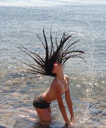 SMALLISH BRA-STUFFERS ON BEACH