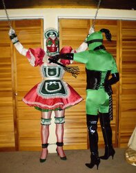 Satin Restrain Bondage