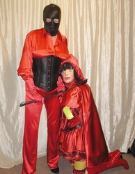 Satin Restrain Bondage