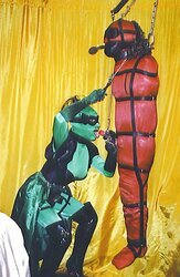 Satin Restrain Bondage