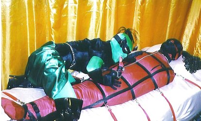 Satin Restrain Bondage