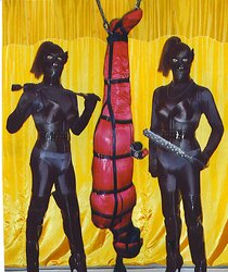 Satin Restrain Bondage