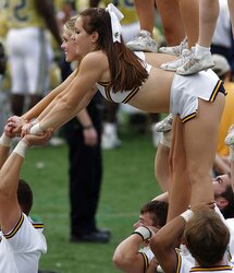 Sporty stunners - cheerleaders