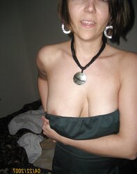 Inexperienced Holly Flashing Bosom