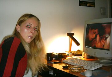 Lovely blondie woman
