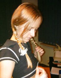 Lovely blondie woman