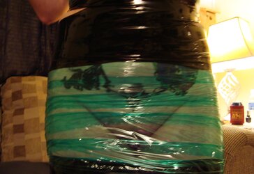 Spandex and Vinyl and Plastic Wrap