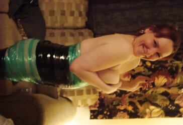 Spandex and Vinyl and Plastic Wrap