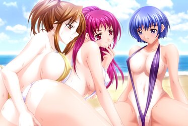 Dolls in bathing suits