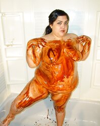 CHOCOLATE COATED PLUMPER!!