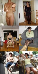 Clothed unwrapped mature