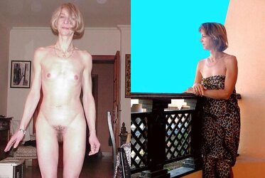 Clothed unwrapped mature
