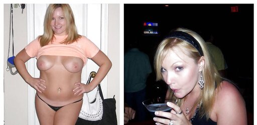 Clothed unwrapped mature