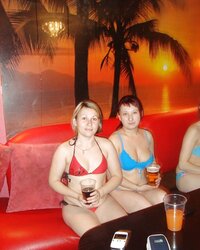 Red-Hot russian mummy in sauna