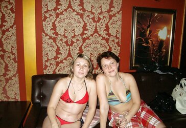Red-Hot russian mummy in sauna