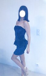 My gf teenager bthday in stockings and fresh gold high-heeled shoes