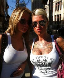 Tatted Warm Ash-Blonde with ENORMOUS Melons