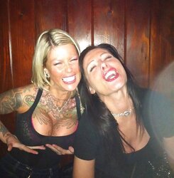 Tatted Warm Ash-Blonde with ENORMOUS Melons