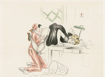 Teenagers in erotic art