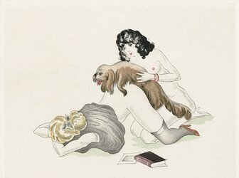 Teenagers in erotic art