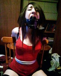 Inexperienced restrain bondage