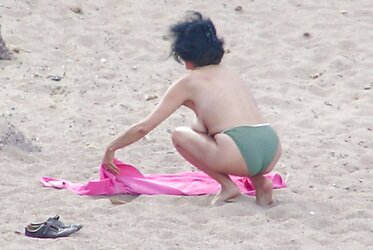 Mature on a beach in Corfu