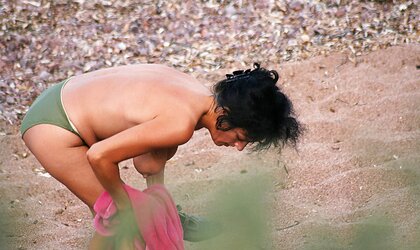 Mature on a beach in Corfu