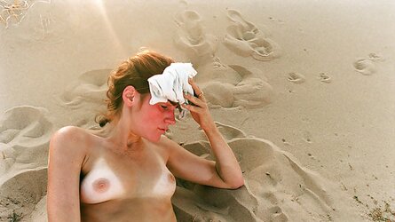 Nude nymphs draping out