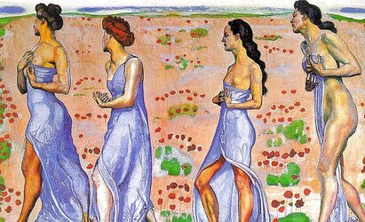 Painted EroPorn Art 117 - Ferdinand Hodler