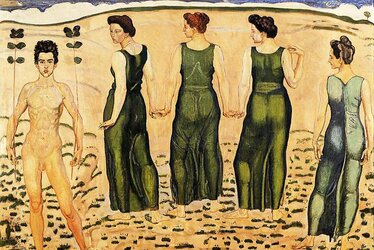 Painted EroPorn Art 117 - Ferdinand Hodler