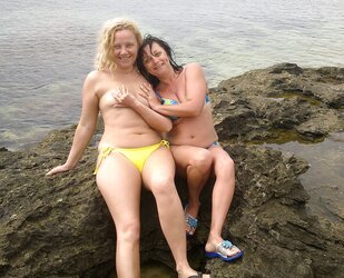 Matures on a beach