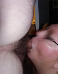 Gargling Dick on Her Knees
