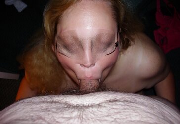 Gargling Dick on Her Knees