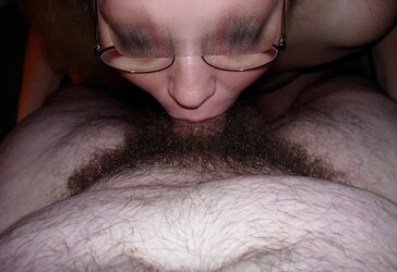 Gargling Dick on Her Knees