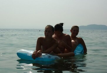 Naughty vacation nymphs