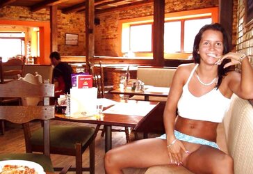 NEVER UNDIES UNDER THE MICRO-SKIRT