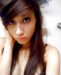 Steamy Fledgling Black-Haired Teenager