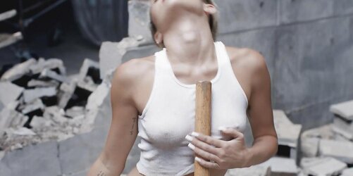 Miley Cyrus music flick Demolishing Ball