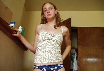 College Dame in Undies