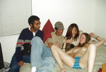 College Dame in Undies