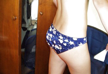 College Dame in Undies