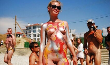 Naturist Beach Teenagers