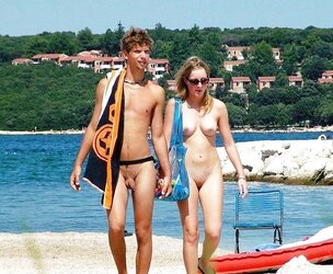 Naturist Beach Teenagers