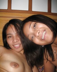 two asian female and 1 dude