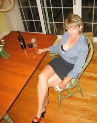 Light-Haired Mature Wifey Showcases Off In Front Of Her Spouse