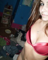 Dark-Haired Toying