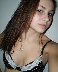 Dark-Haired Toying