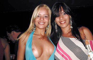 Down Half-Shirt Glide Nip,By Blondelover.